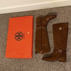 Tory Burch -Calista Vegan Leather Riding Boot